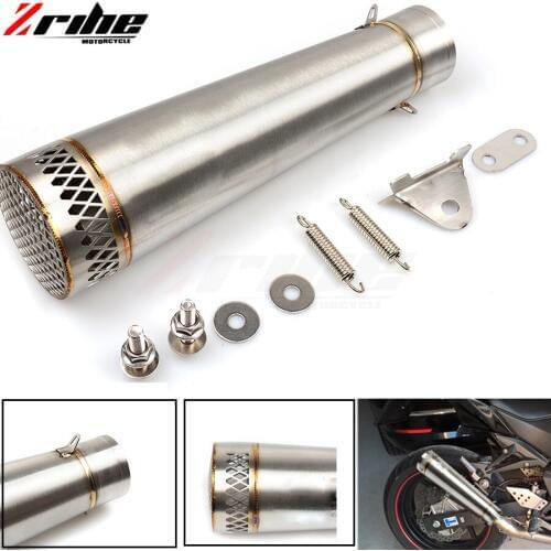 For 36-51mm Motorcycle Exhaust Pipe Scooter Modified Muffler Pipe Universal for Kawasaki z750 z800 z900 z1000 zx9r/zx10r zx6r