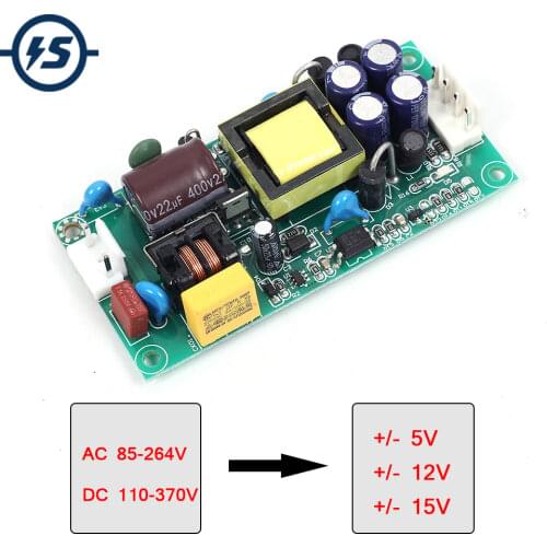 AC DC Voltage Step Down Module Dual Output AC 85V-265V to DC +/-5V +/-12V +/-15V DC DC Step Down Module Voltage Regulator