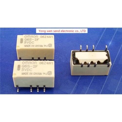 HOT NEW G6S-2F-3VDC G6S-2F 3VDC G6S2F G6S2F3VDC 3VDC DC3V 3V SOP8 10pcs/lot