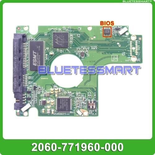 HDD PCB circuit board 2060-771960-000 REV A P2 for WD 2.5 SATA hard drive repair data recovery