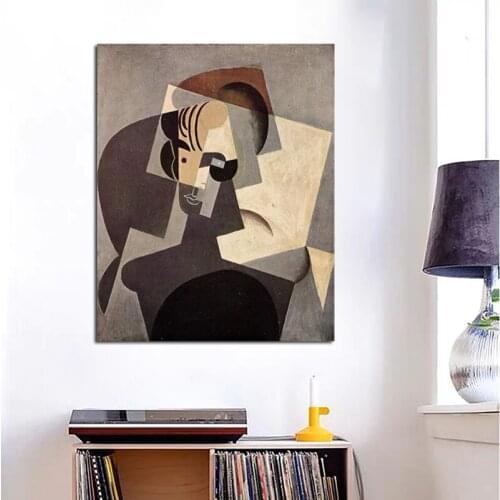 Coffee Grinder Juan Gris Canvas Painting Print Living Room Home Decoration Artwork Modern Wall Art Oil Painting Posters Picture