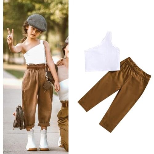 0-4Y Kids Girls Autumn Clothes Sets Toddler Letter Printed Long Sleeve Pullover Knit Tops + PU Leather Pants Leggings Outfits