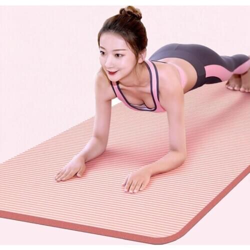 Yoga Mats 10mm/15mm Extra Thickness Non-slip Pilates Home Exercises Gym Sports Dancing Mat Tasteless Fitness Pad X204A