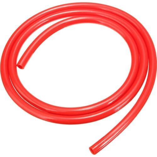 1M Red Motorcycle Dirt Bike Fuel Gas Oil Delivery Tube Hose Line Petrol Pipe 5mm I/D 8mm O/D Motorcycle Oil Supply Pipe