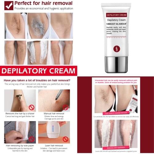 Hair Removal Cream,Painless Hair Remover Cream for Women and Men, 30g