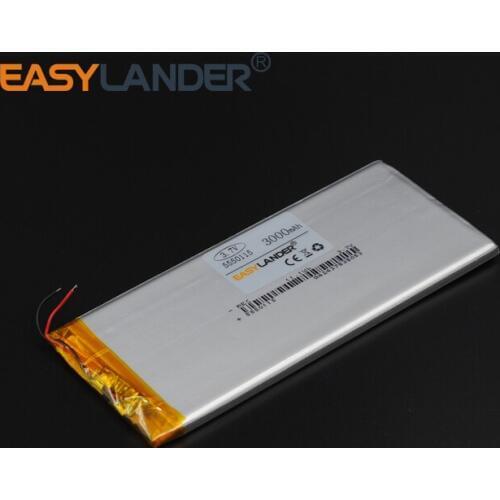 3.7V 3000mAh Rechargeable li Polymer Li-ion Battery For Tablet MID panel E-Book Power Bank Portable Consumer 5550115