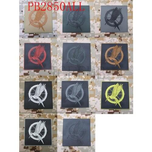 The Hunger Games Catching Fire Logo Military Morale 3D PVC patch