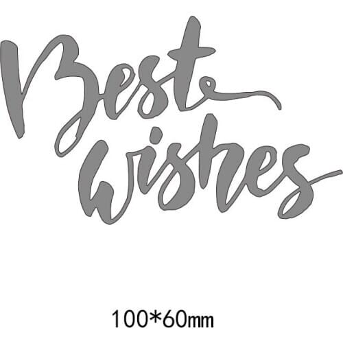 Happy birthday Letters Metal Die Cuts Cutting Dies For DIY Scrapbooking Photo Album Embossing Decorative Crafts Paper Cards