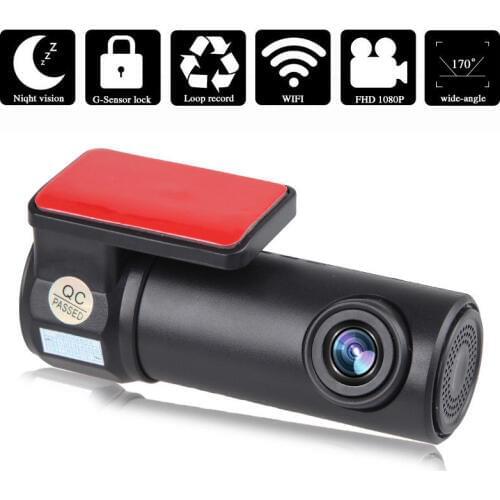 HD1080P Mini Car DVR Camera 170 °Dash Cam WiFi Smart Car Dash Camera Video Registrator Recorder G-sensor Night Vision Car DVRs
