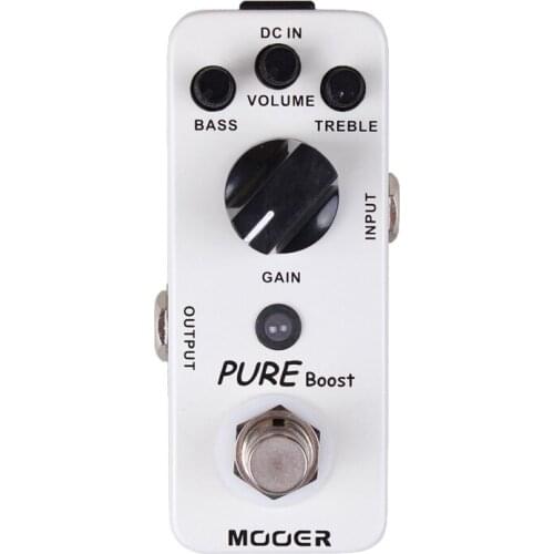 Mooer Pure Boost Micro Guitar Effect Pedal Mini Boost Electric Guitar Pedal True Bypass Metal Shell Guitar Accessories & Parts