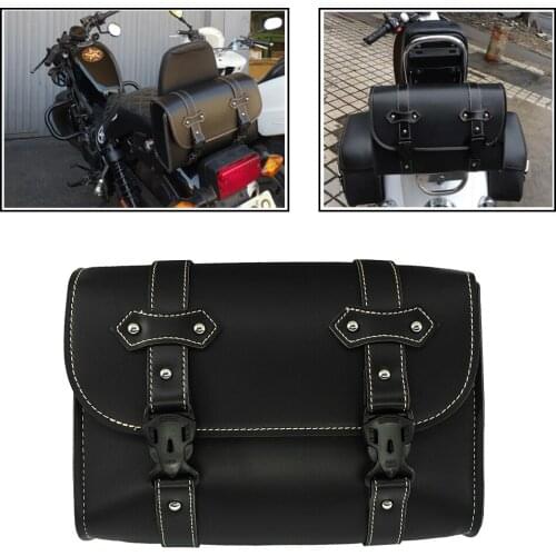 Motorcycle Side Toolbags Rear Luggage Pouch Saddlebag Waterproof Universal Suitcases Bag For Harley Dyna Sportster XL883 XL1200