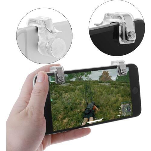 New 1pair R11 Metal Mobile Gaming Trigger L1R1 Fire Button Aim Key Smartphone Shooter Gamepads