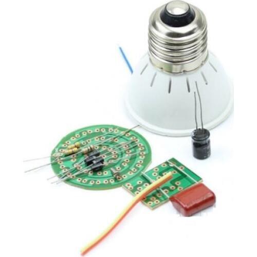 New Energy-Saving 38 LEDs Lamps DIY Kits Electronic Suite 1 Set