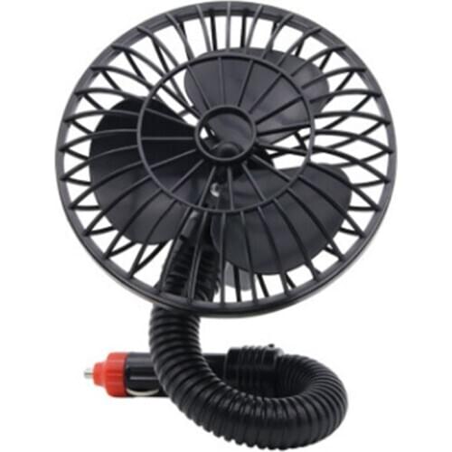 New 12V Mini Car Fan Cigarette Lighter Caravan Truck Boat Vehicle Cooler