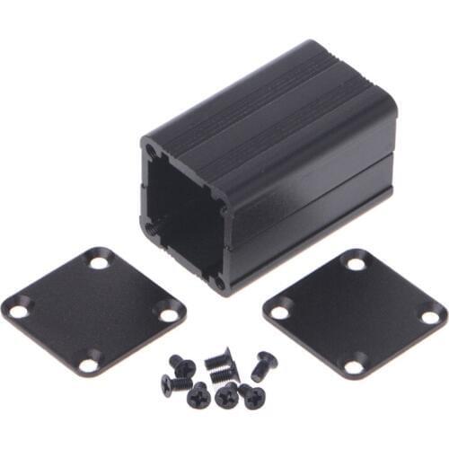 New DIY Extruded Electronic Project Aluminum Enclosure Case Black 40x25x25mm