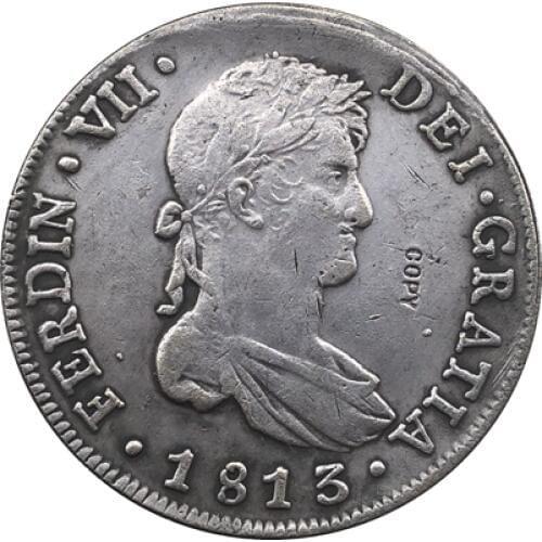 Wholesale Replica Spanish 8 Reales 1813 Copy 90% coper manufacturing