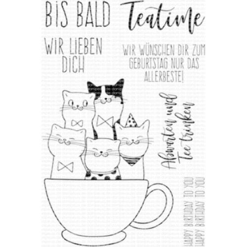 German Words Transparent Clear Stamps for DIY Scrapbooking/Card Making/Kids Christmas Fun Decoration Supplies A046