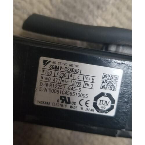 SGMAV-C2ADA21 servo motor , used one, 85% appearance new , good working , free shipping