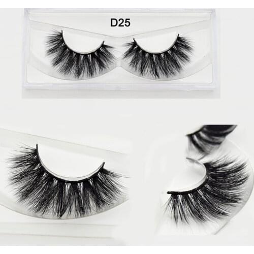 Visofree 3D Faux Silk Eyelashes Hand Made Thick Faux Mink Lashes 1 pair for makeup