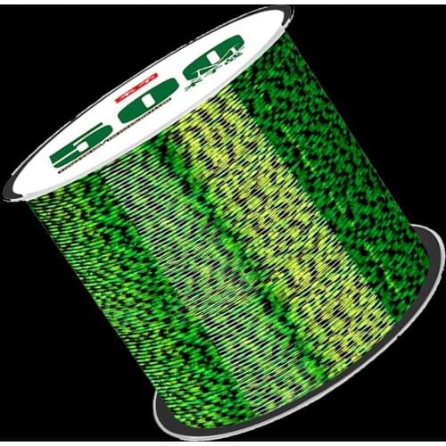 WALK FISH 500M 3D Invisible Spoted Line Super Strong Nylon Monofilament Line Speckle Thread Line With Box Carp Line Tackle