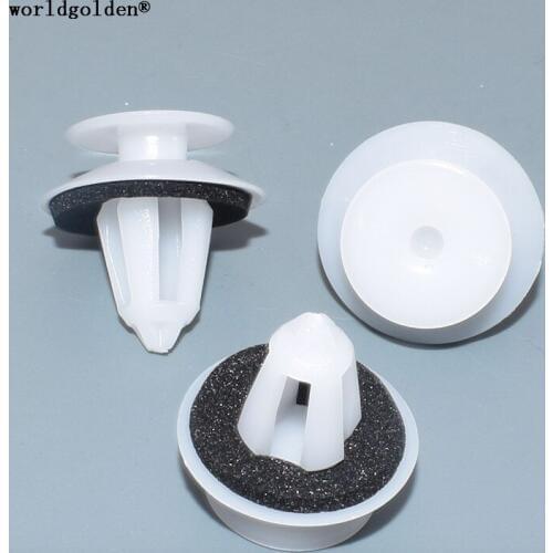 Worldgolden 100pcs plastic clip Interior Trim Panel Retainer for Mercedes-Benz 006-988-43-78