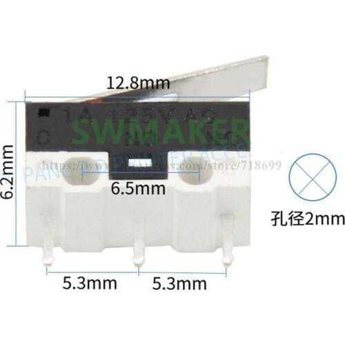 10pcs MK7 Mk8 endstop switch limited swtich for Reprap Mkbot 3D printer spare parts