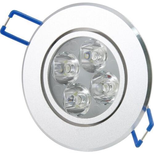 10X LED Ceiling Dimmable Downlight Spot LightLamp 3W 4W 5W110V/220V cool White/pure white/ warm white/red/green/bule/yello