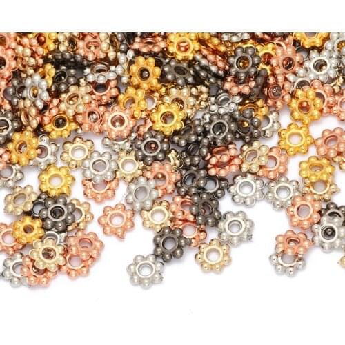 100-500Pcs/Lot 6mm Acrylic Plated CCB Square Seed Space Beads for Jewelry Making DIY Bracelet Necklaces Beaded Accessories