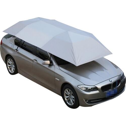 4.2m 4.6m car roof top shade cover waterproof automatic car umbrellas with remote control