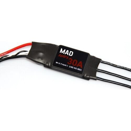 MAD AMPX ESC 30A 2-6S w/o BEC for the RC long Range Mapping,Aerial Photography video Drone, Quadcopter, Hexcopter,multirotor