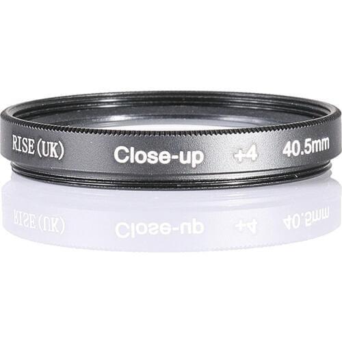 RISE(UK) 40.5mm Close-Up +4 Macro Lens Filter for Nikon Canon SLR DSLR Camera