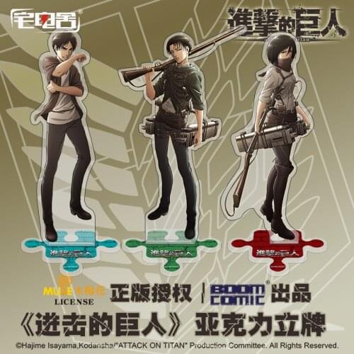 Attack on Titan Anime Figure Acrylic Stand Model Toy Action Figures Decoration Anime Lovers Birthday Collcet Gifts