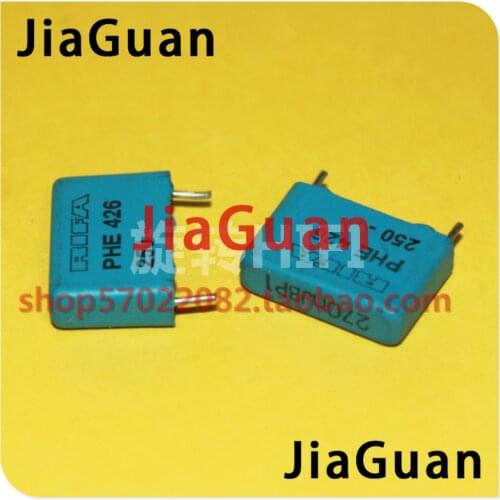 10PCS RIFA PHE426 0.27UF 250V P15MM MKP 274/250V audio blue film Capacitor 426 270NF 250VDC 274