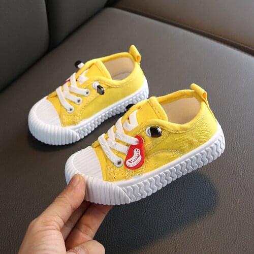 Spring Autumn Canvas Sneakers Girl Child Shoes 4 Colors Toddler Boy Sneakers Baby Kids Canvas Casual Sneakers Shoes For Kids