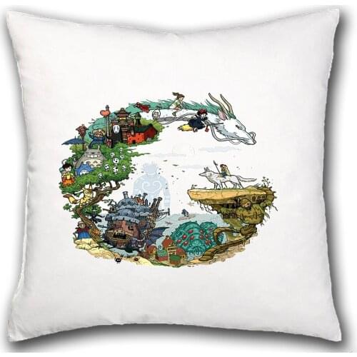 MERCHANDMANIA COJIN CHIHIRO TOTORO walking castle home sofa decorative marriage pillow bed chair office garden