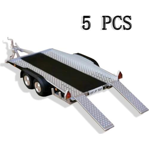 5pcs 1:43 Alloy diecast Trailer Trailing plate model Used for car models Accessories Scene car frame DIY Miniature vine Scenario