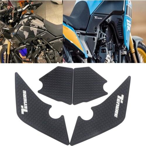 Motorcycle Non-Slip SideFuel Tank Stickers Waterproof Pad Rubber Sticker FOR YAMAHA Tenere 700 T700 XTZ 700 2019 2020
