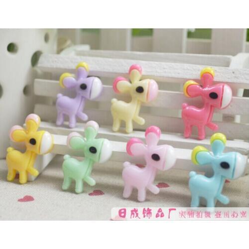 Wholesale 7 Colors Resin My little Pony Cartoon Rings For Kids,Fashion Cute Baby Girl Boy Rings For Party Children Accessories