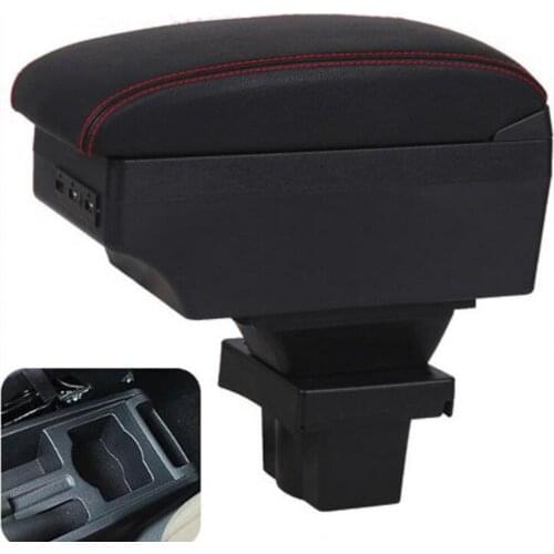 For Skoda Yeti Octavia A5 armrest box central Store content box storage case USB interface decoration accessories 2008-2010