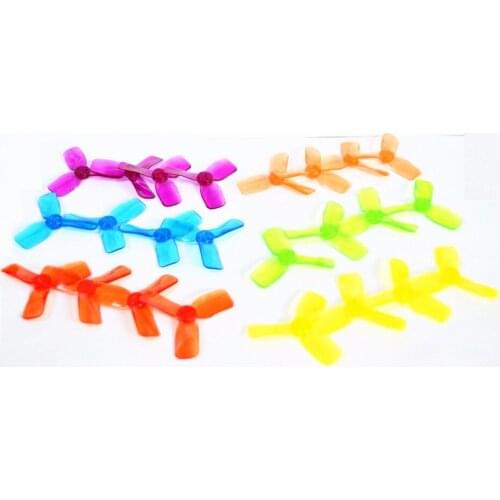 Hot New 6color 10 Pair 2030 2 Inch 3 Blade Propeller Triblade Bullnose Prop Red Orange Yellow Green Blue Purple