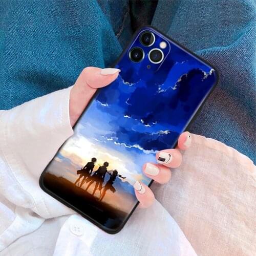 Mikasa armin eren Shingeki no Kyojin anime For iPhone se 6 6s 7 8 plus x xr xs 11 12 mini pro max silicone phone case cover