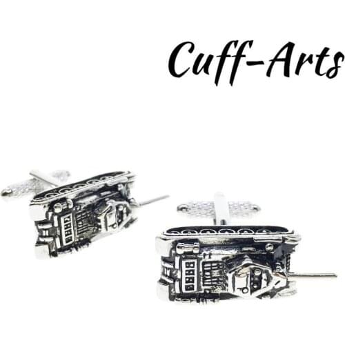 Cufflinks for Men Tank Cufflinks Gifts for Men Gemelos Les Boutons De Manchette by Cuffarts C10498