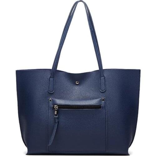 PU leather shoulder bags for women big capacity crossbody Tote casual ladys hand bags soft wild womens bags solid color