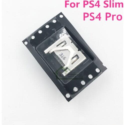 100pcs for PS4 Slim Original HDMI-compatible Port Socket Interface Connector for PlayStation 4 PS 4 Pro