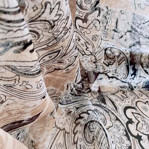 100cm*115cm Georgette Fabric Mulberry Silk Cloth Shirt Dress Scarf Hanfu Fashion Fabric for DIY Sewing Clothing