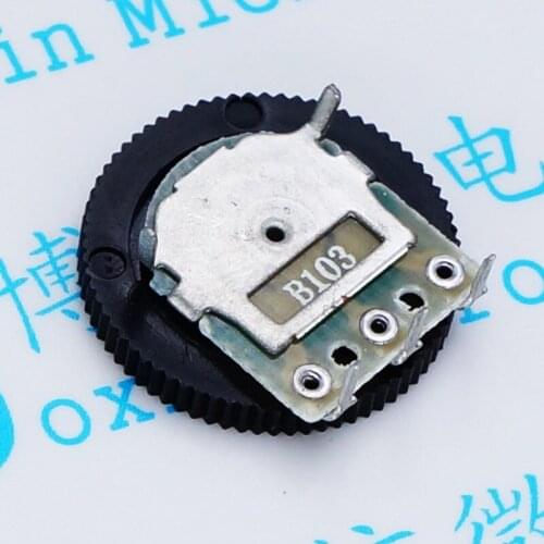 20PCS/LOT Dial 50K10K1K2K5K100K 16*2MM single dual dual dial potentiometer gear potentiometer
