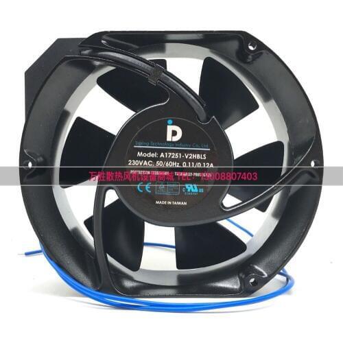 A17251-V2HBLS AC 230V 0.11/0.12A 172X172X51mm 2-wire Server Cooling Fan
