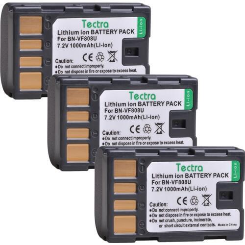 3pcs BN-VF808 BN-VF808U BN VF808 Battery for JVC GZ-HD7 GZ-MG575 GZ-MG555 GR-D750 GR-D760 GR-D740 GZ-MG255 Battery