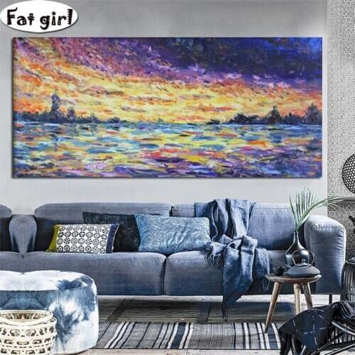 Diamond embroidery Abstract painting 5D diy diamond painting cross stitch mosaic oil painting square round large size home decor