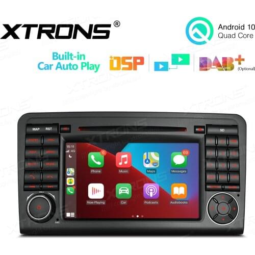 7" Android 10.0 OS Car DVD Multimedia Navigation GPS Radio for Mercedes-Benz ML-Class W164 2005-2011 & GL-Class X164 2006-2012